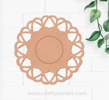 Diya Tealight Holder MDF Design 37