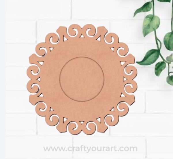 Diya Tealight Holder MDF Design 43