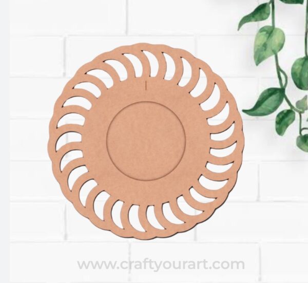 Diya Tealight Holder MDF Design 45