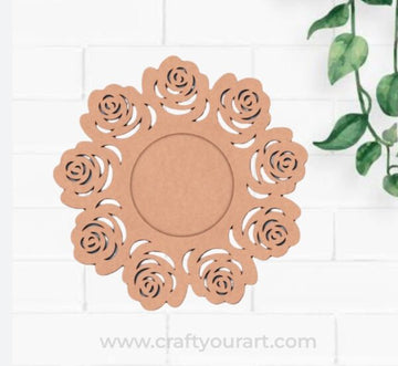 Diya Tealight Holder MDF Design 49