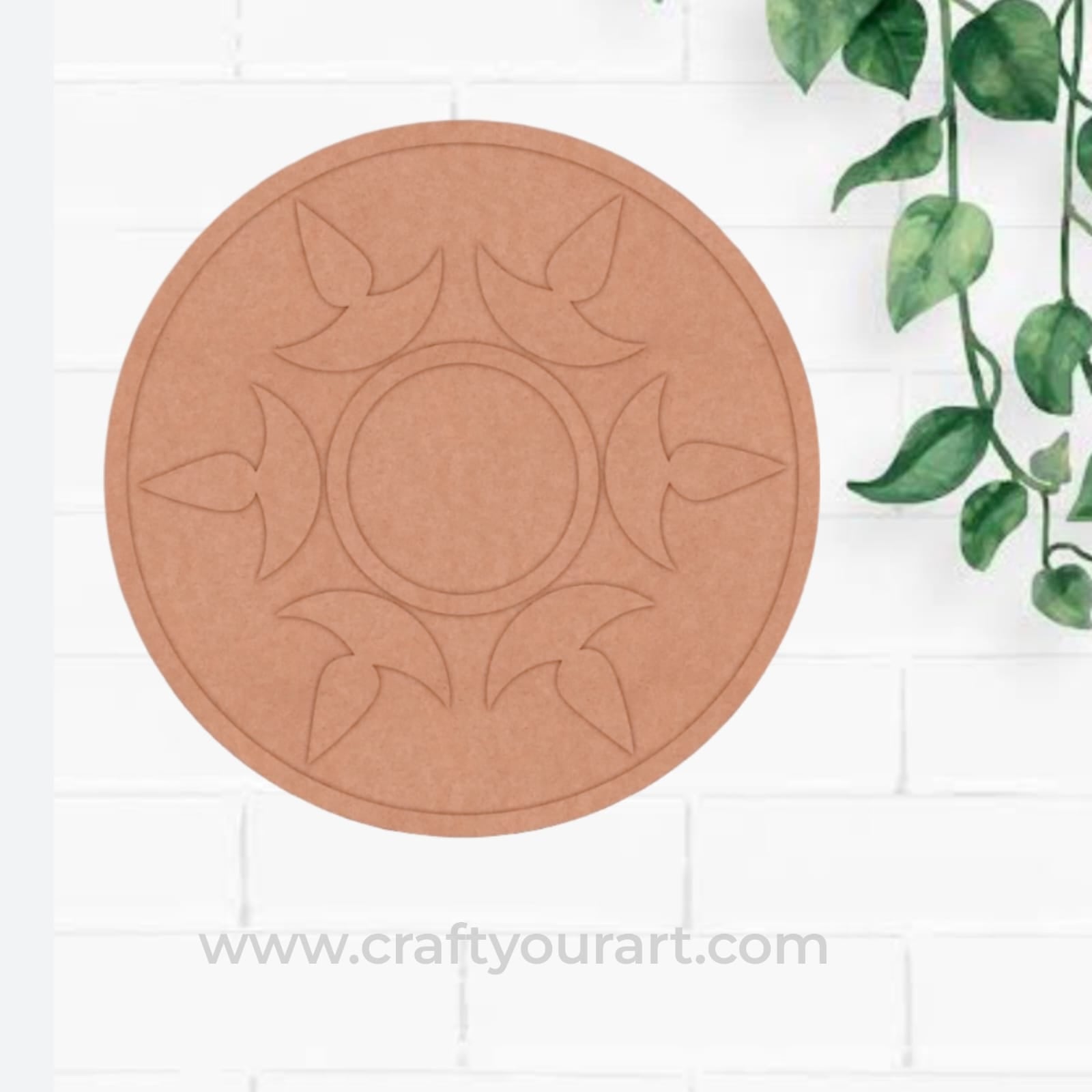 Diya Tealight Holder MDF Design 50