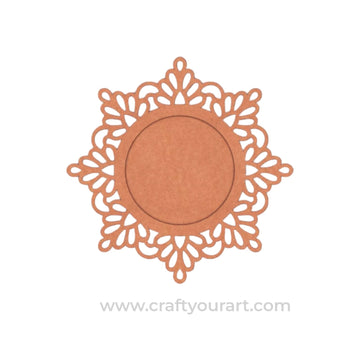 Diya Tealight Holder MDF Design 51