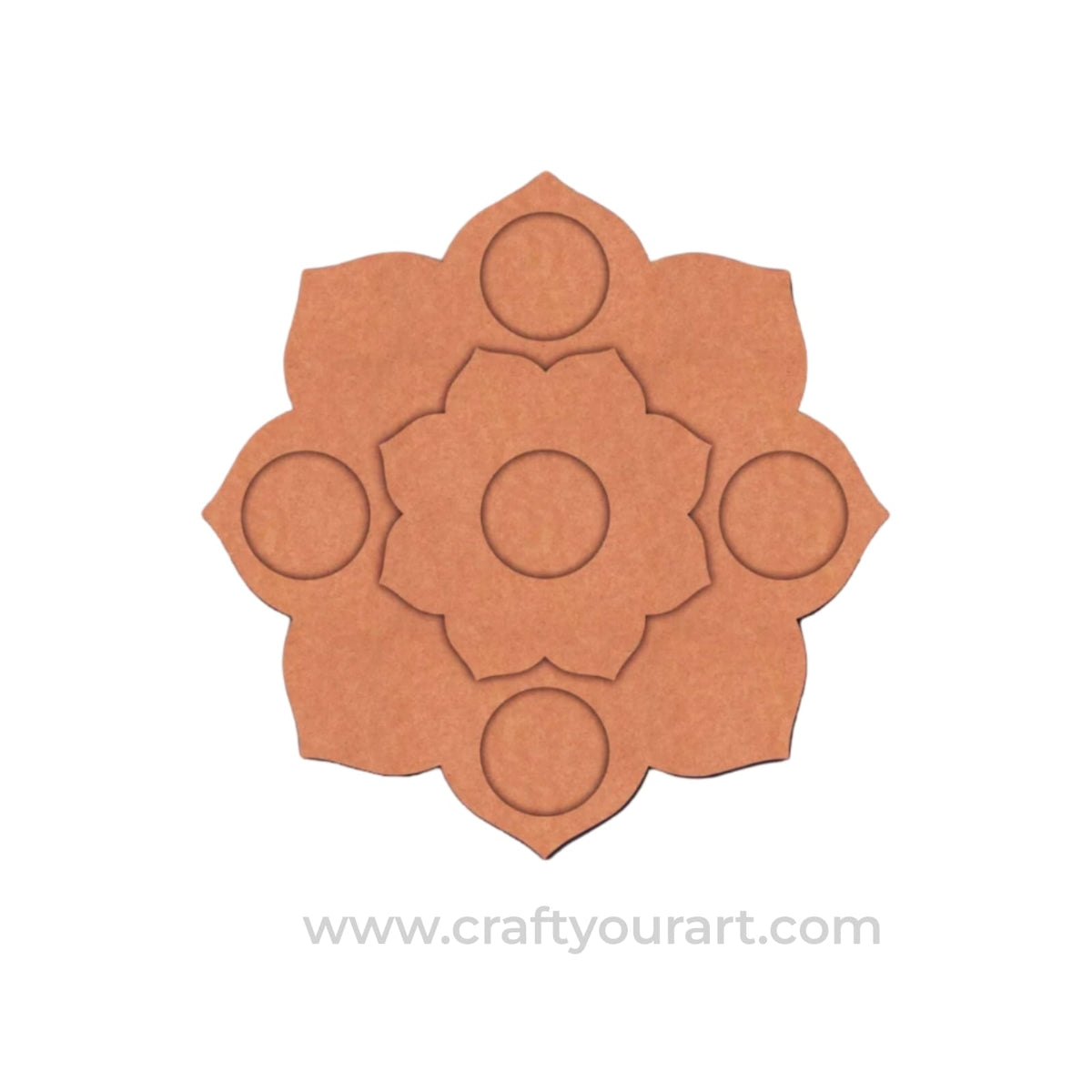 Diya Tealight Holder MDF Design 31