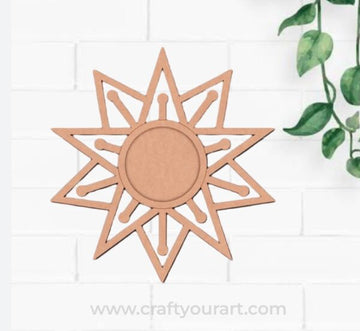 Diya Tealight Holder MDF Design 41