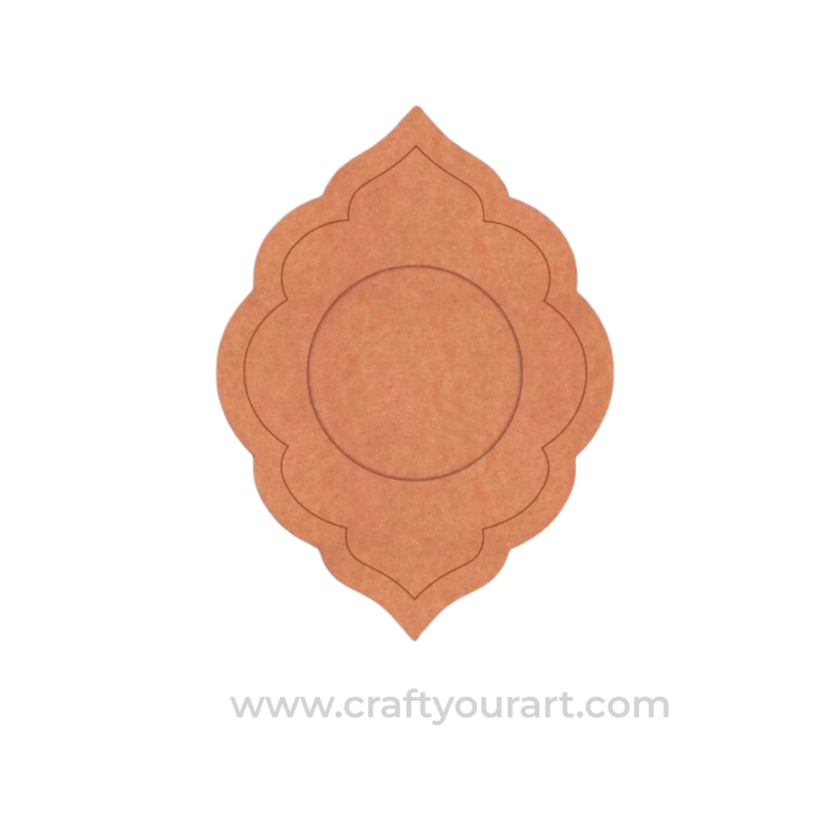 Diya Tealight Holder Pre Marked MDF Design 7