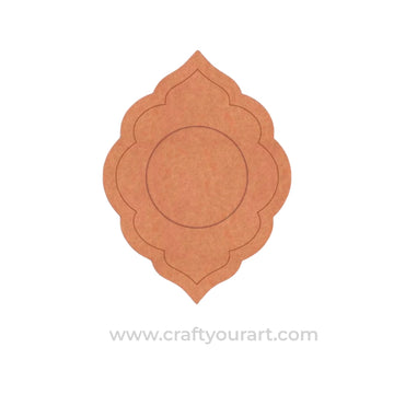 Diya Tealight Holder Pre Marked MDF Design 7