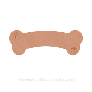Dog Bone Pre Marked MDF Design 1