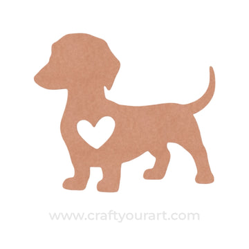 Dog Cutout MDF Design 2