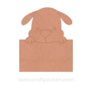 Dog Nameplate Pre Marked MDF Design 2