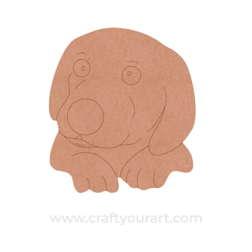 Dog Pre Marked MDF Design 16