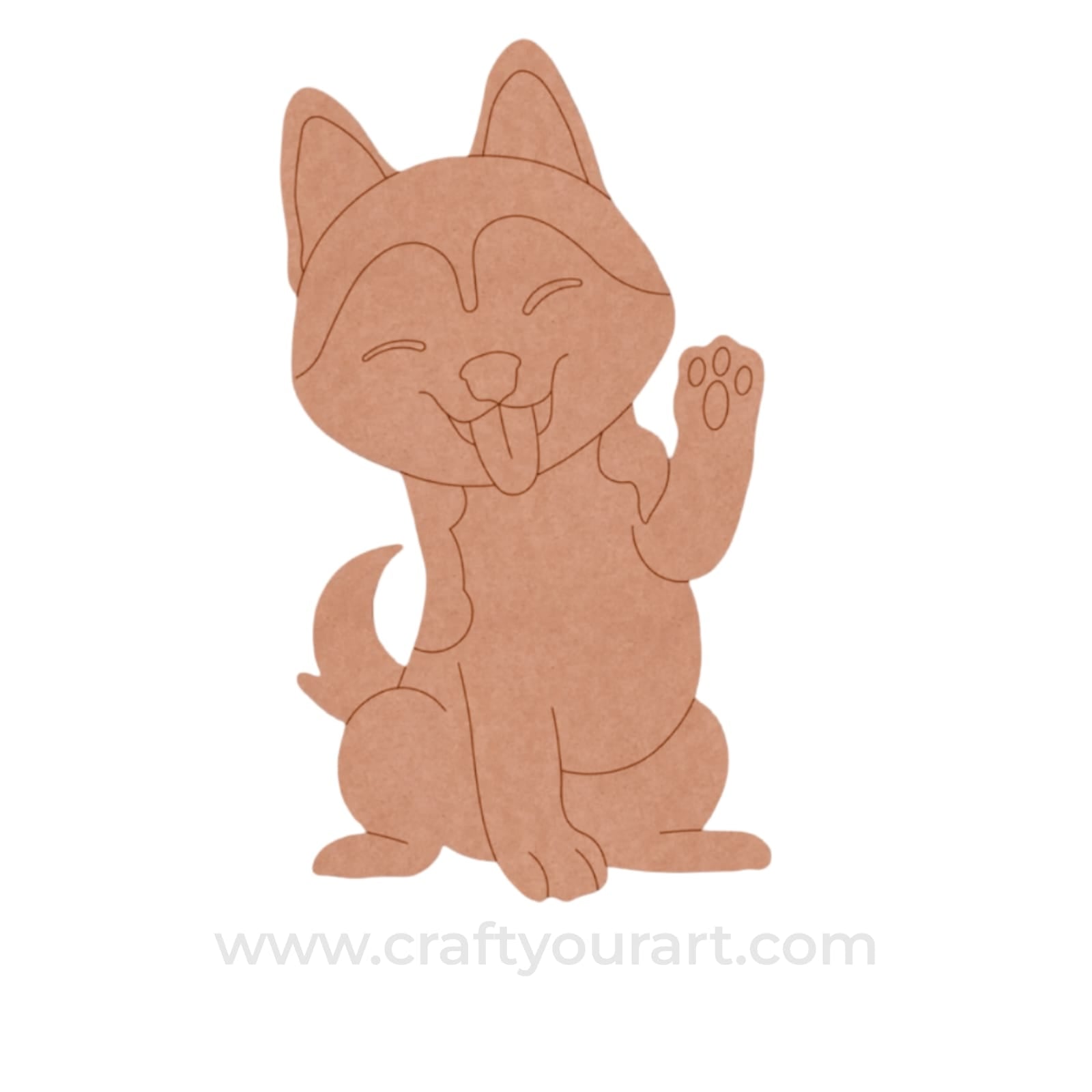 Dog Pre Marked MDF Design 20