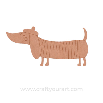 Dog Pre Marked MDF Design 24