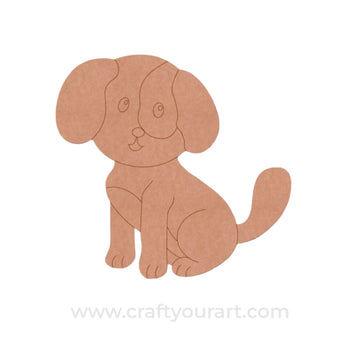 Dog Pre Marked MDF Design 27