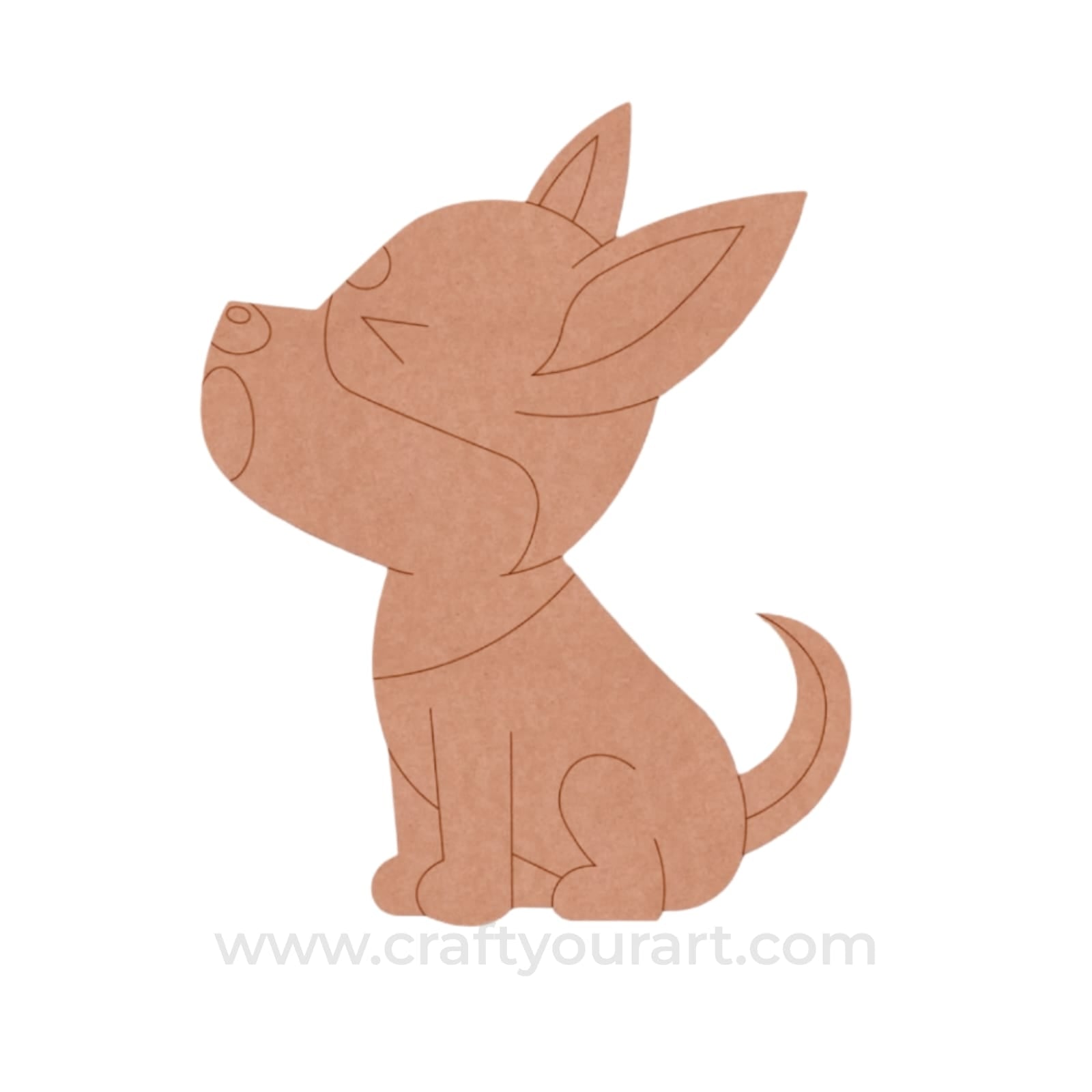 Dog Pre Marked MDF Design 30