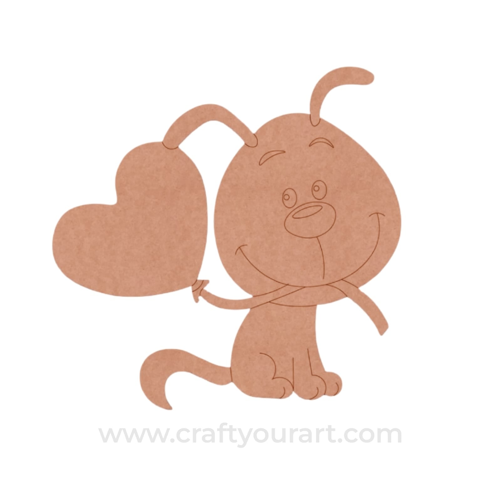 Dog Pre Marked MDF Design 38
