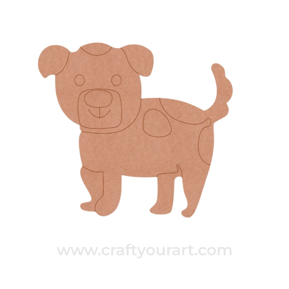 Dog Pre Marked MDF Design 3