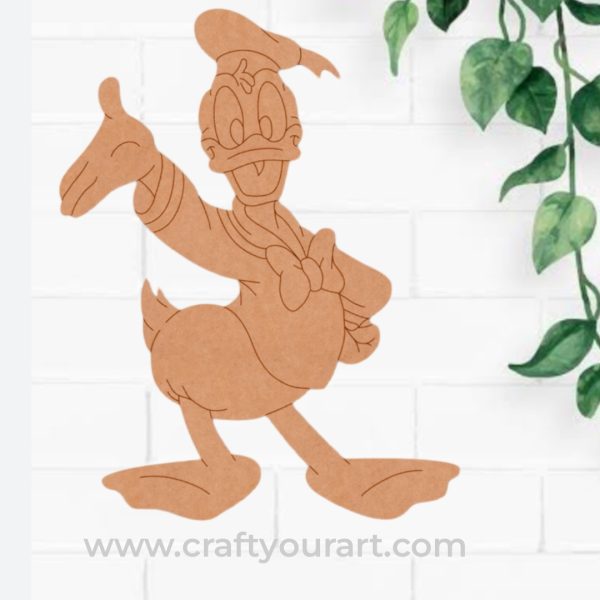 Donald Duck Pre Marked MDF Design 2