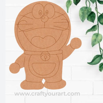Doraemon Pre Marked MDF Design 1