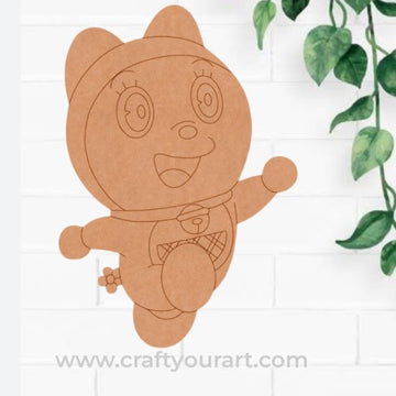 Dorami Doraemon Pre Marked MDF Design 4