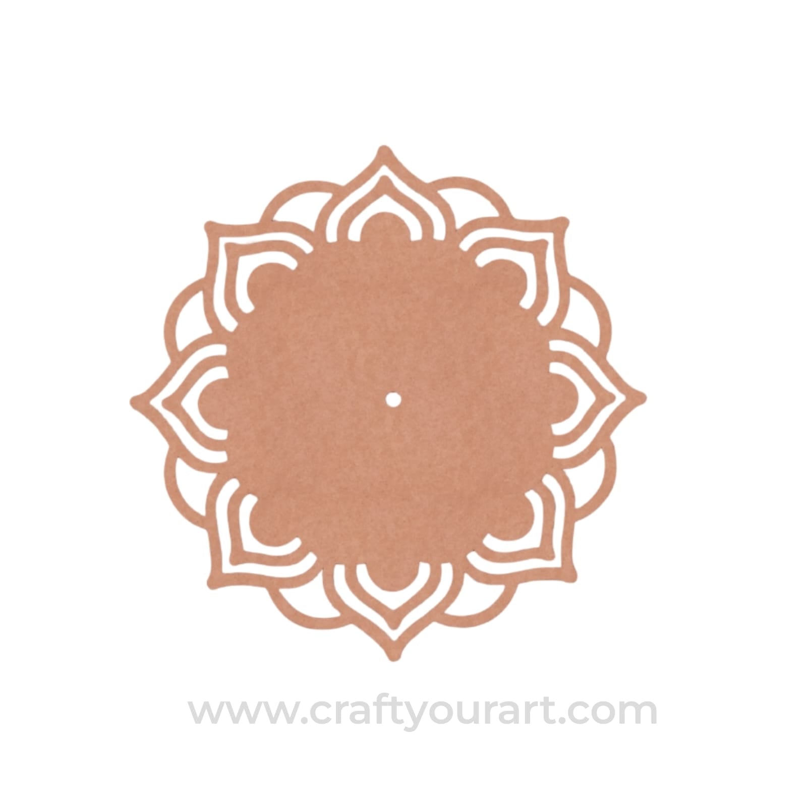 Dot Art Clock Base MDF Design 1