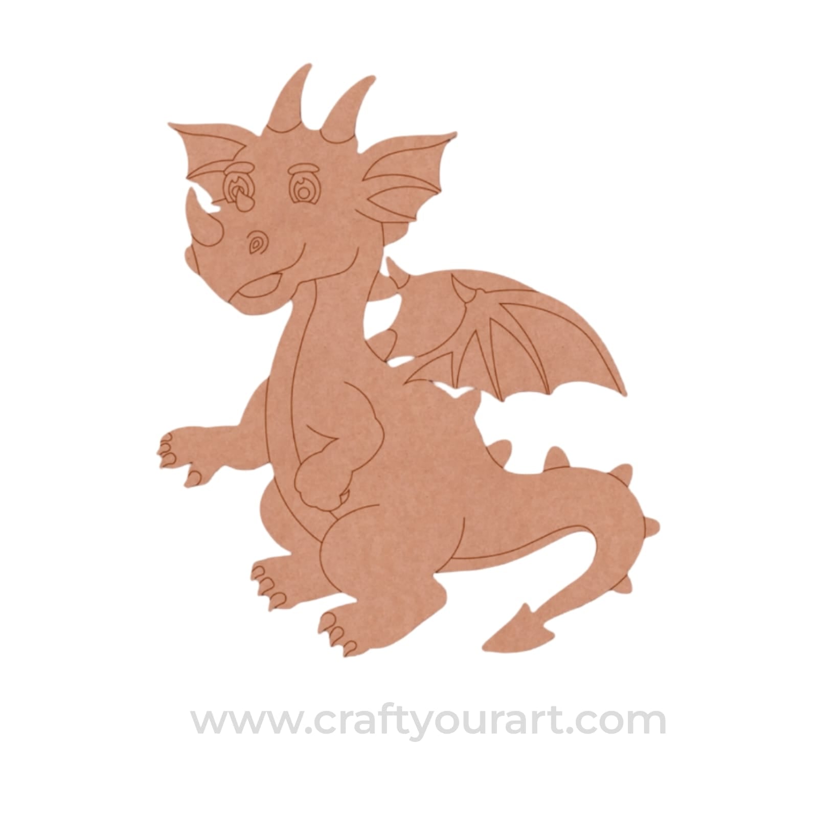 Dragon Pre Marked MDF Design 1