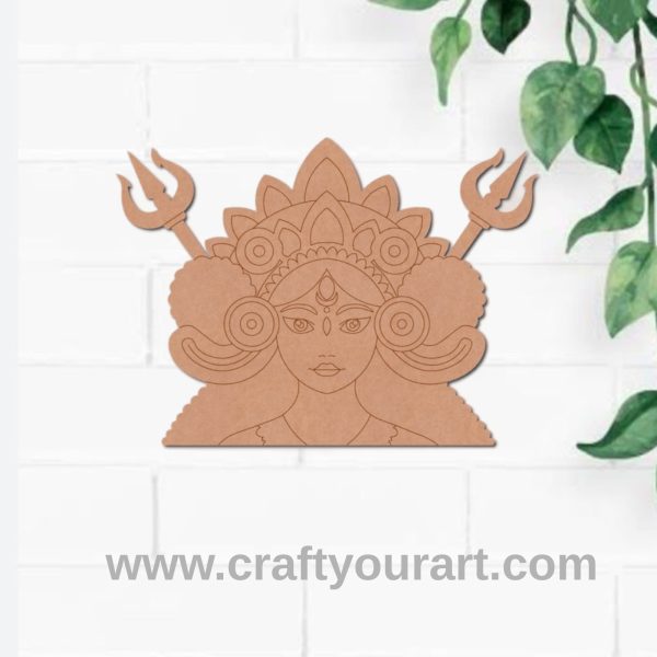 Durga Maa Pre Marked MDF Design 24