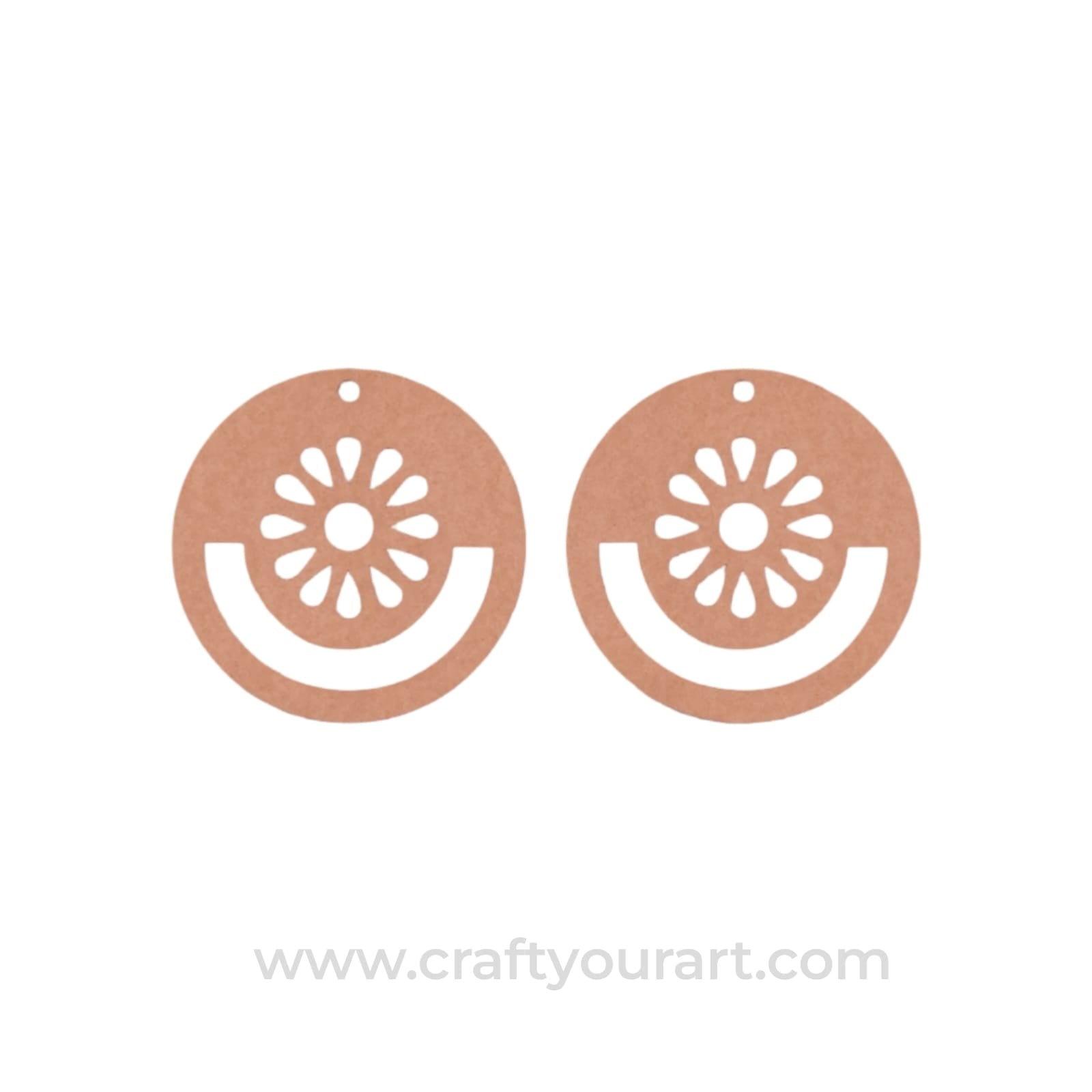 Earrings MDF Design 1