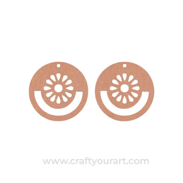 Earrings MDF Design 1