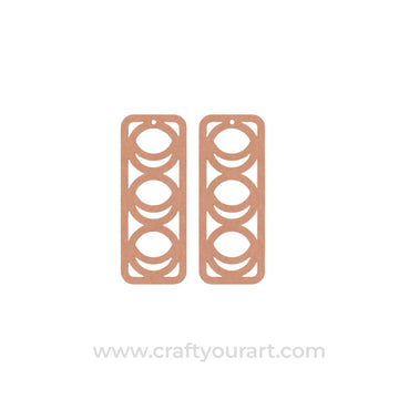 Earrings MDF Design 106