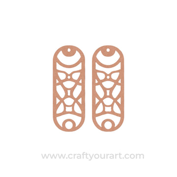 Earrings MDF Design 107