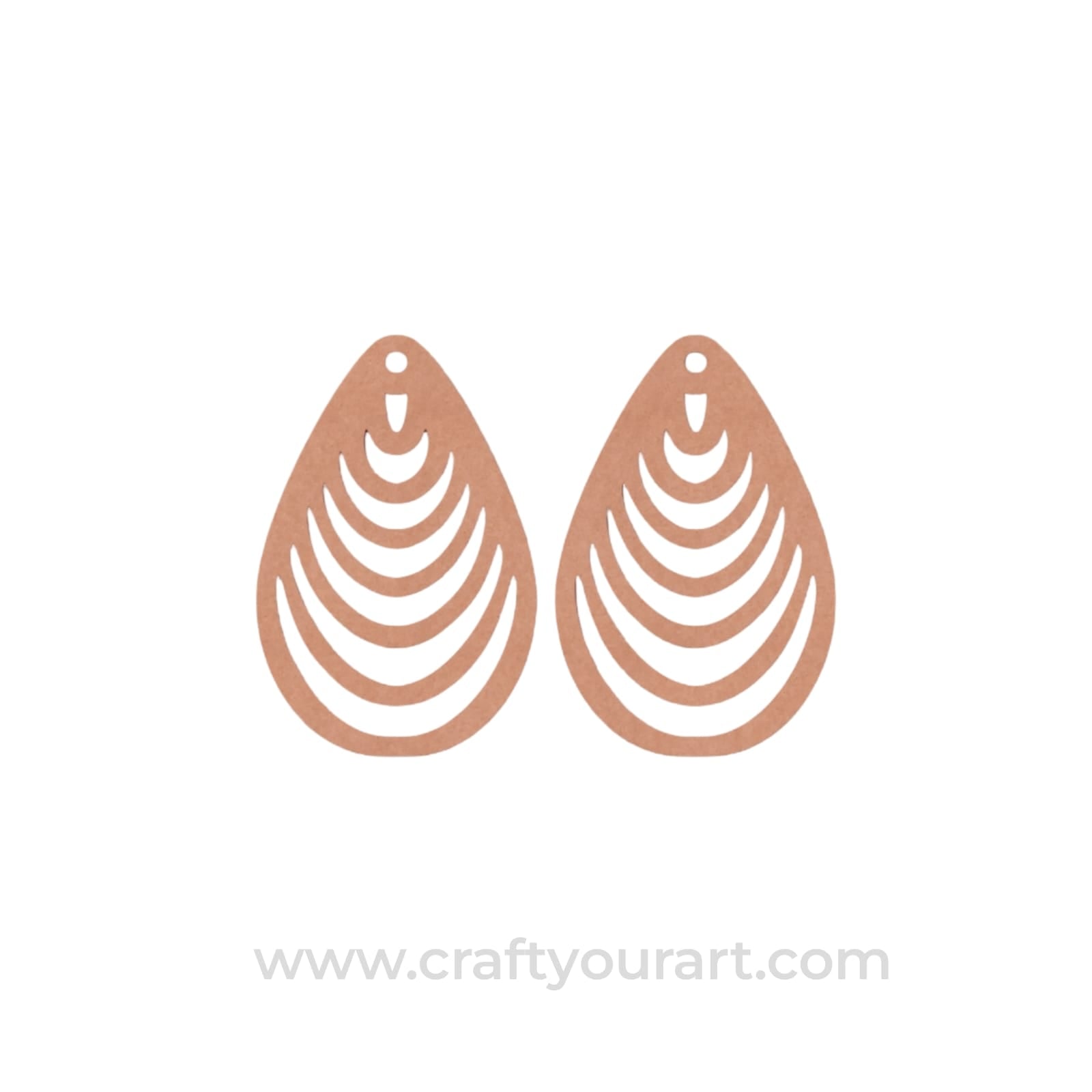 Earrings MDF Design 109