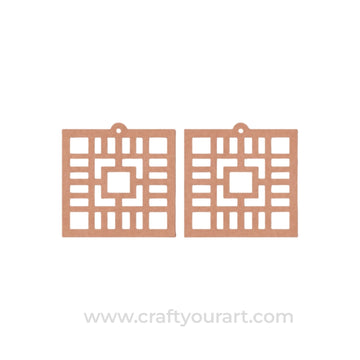 Earrings MDF Design 111