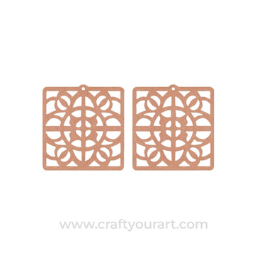 Earrings MDF Design 112