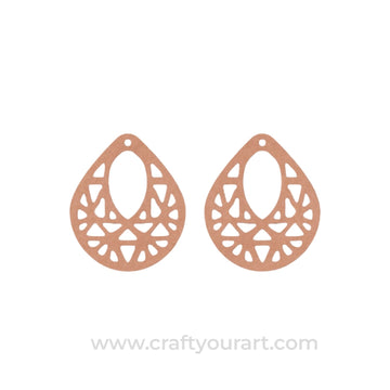 Earrings MDF Design 114