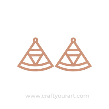 Earrings MDF Design 118