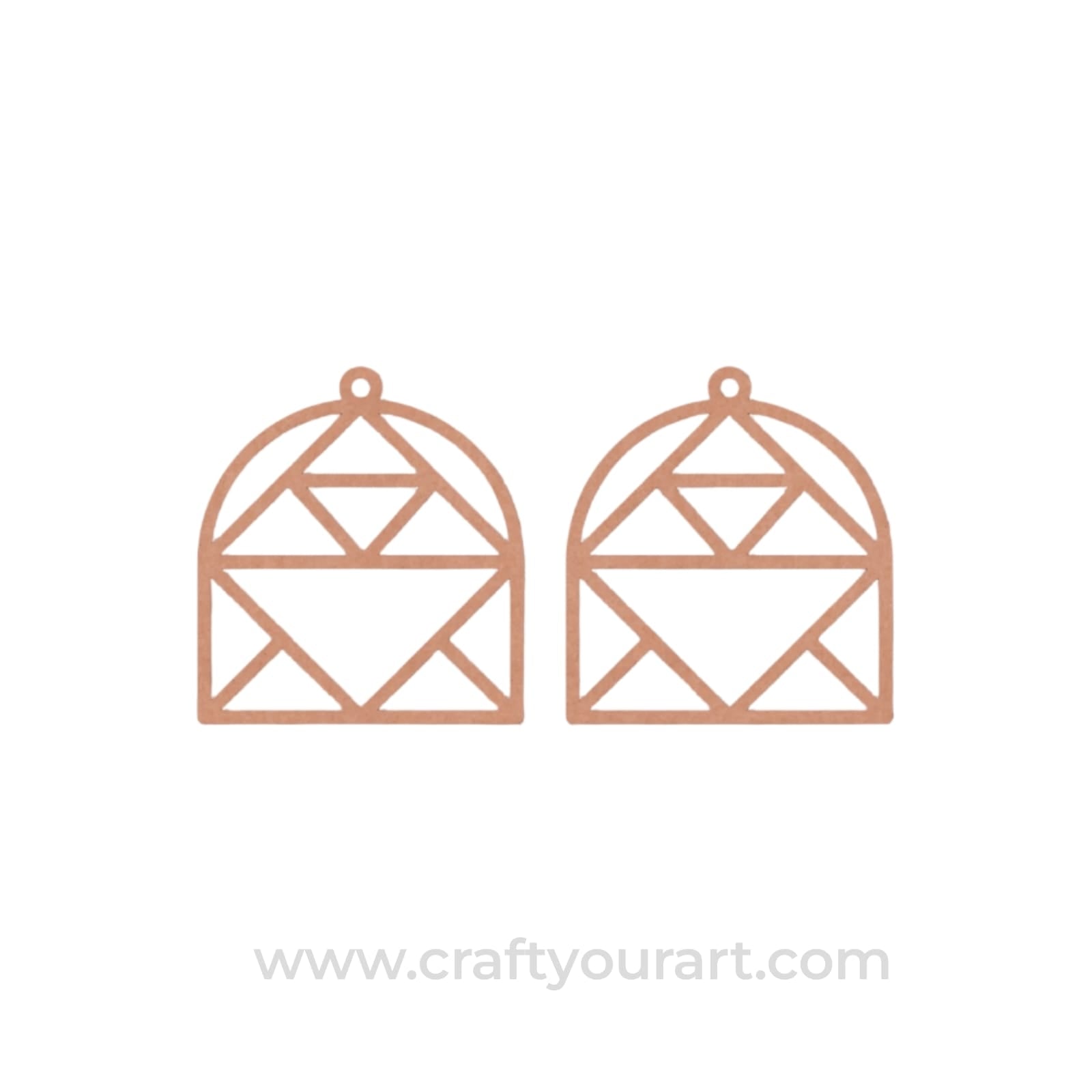 Earrings MDF Design 123