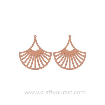 Earrings MDF Design 124