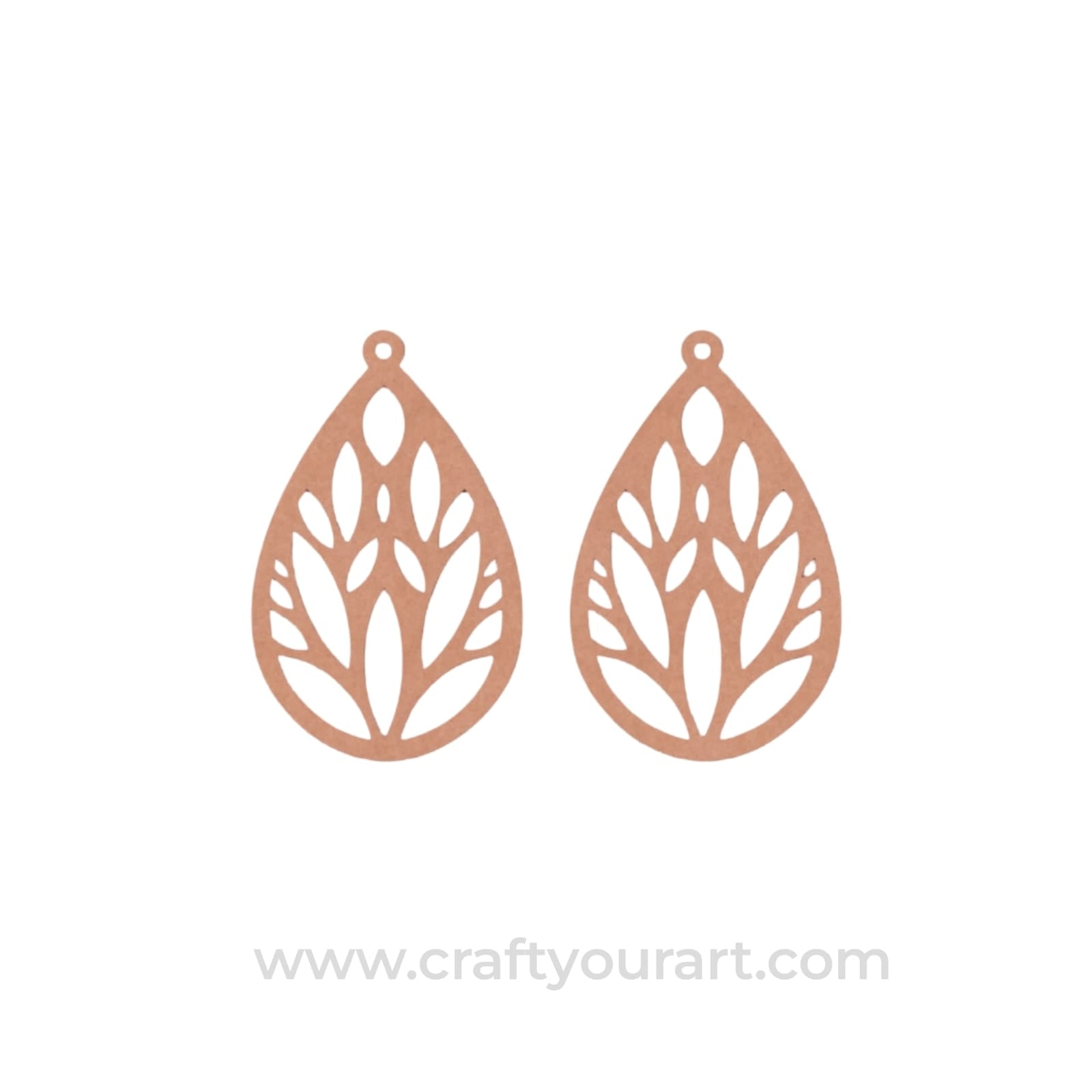 Earrings MDF Design 126