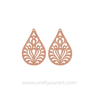 Earrings MDF Design 128