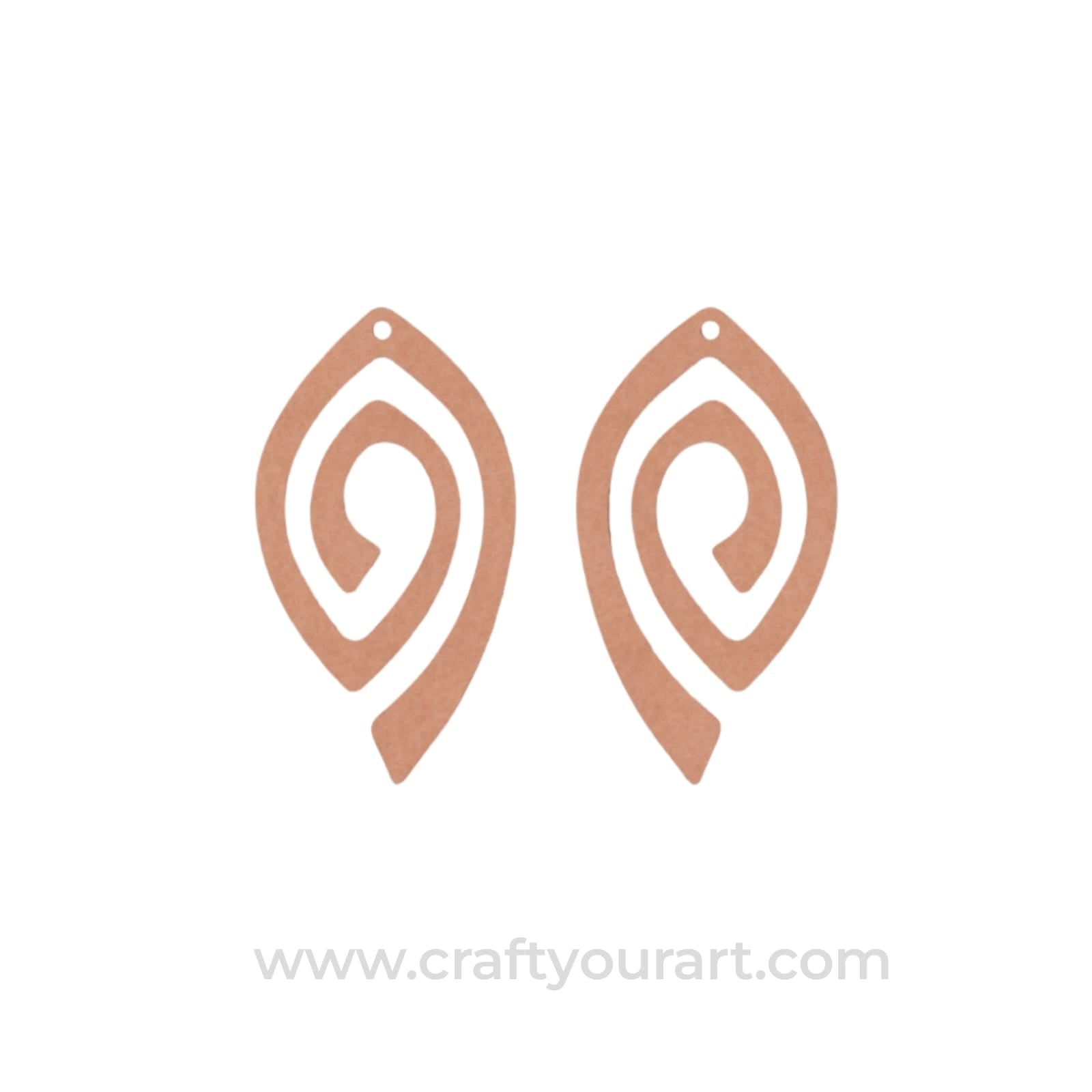 Earrings MDF Design 130