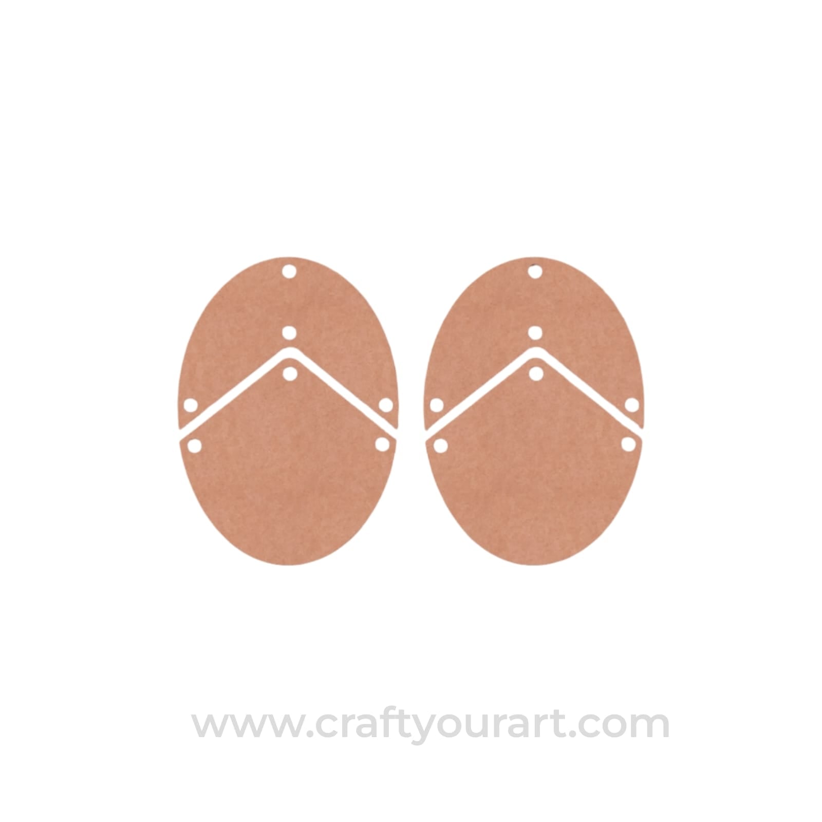 Earrings MDF Design 132