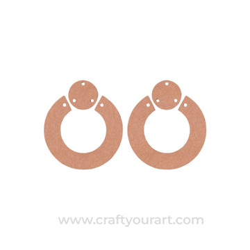 Earrings MDF Design 135