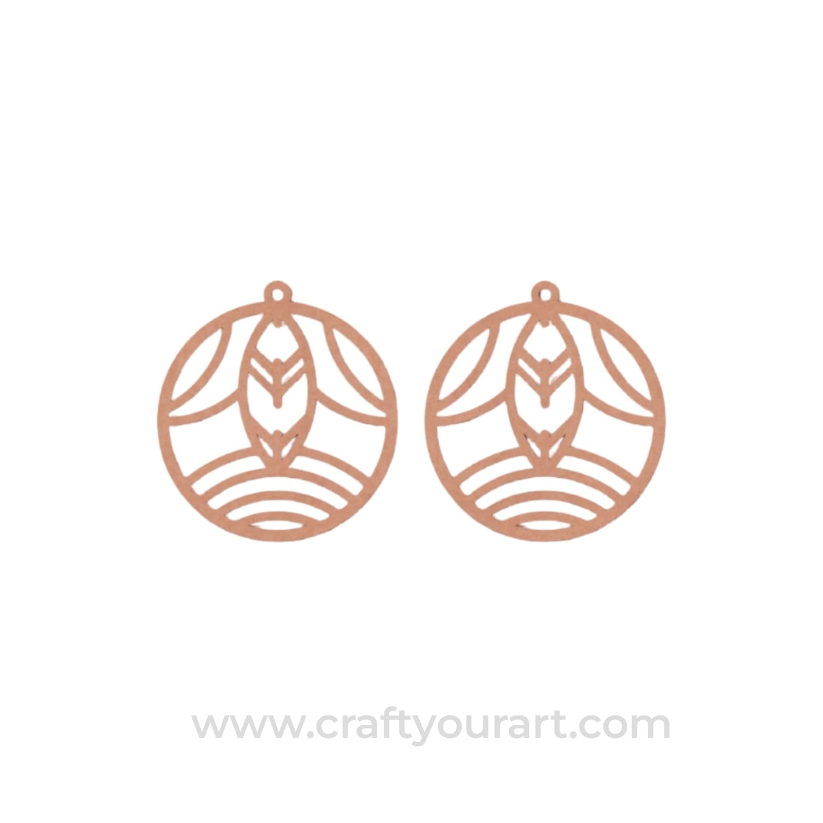 Earrings MDF Design 137