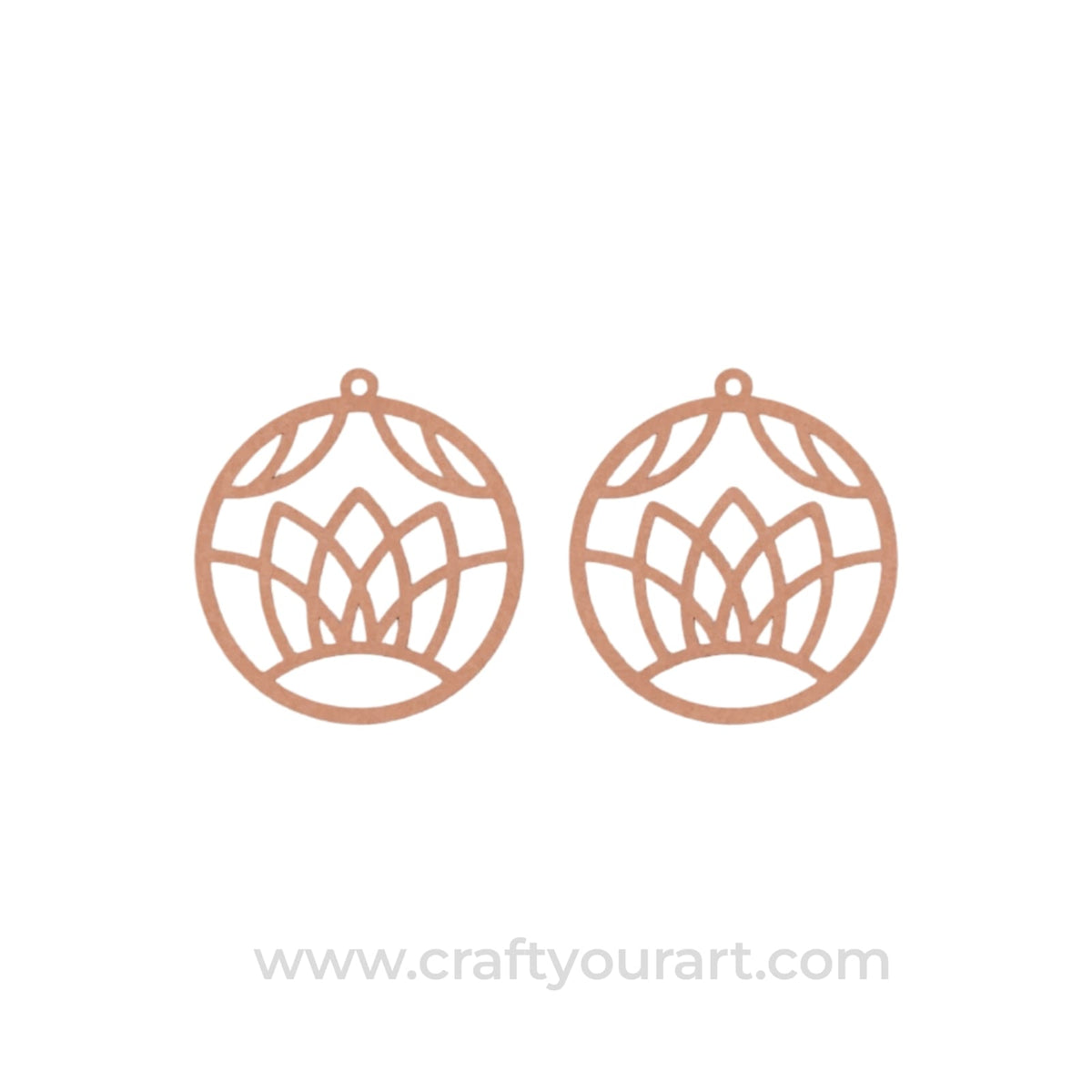 Earrings MDF Design 138