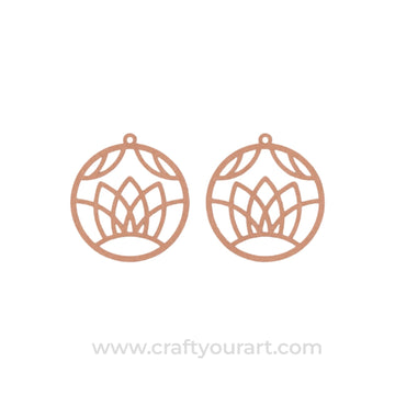 Earrings MDF Design 138