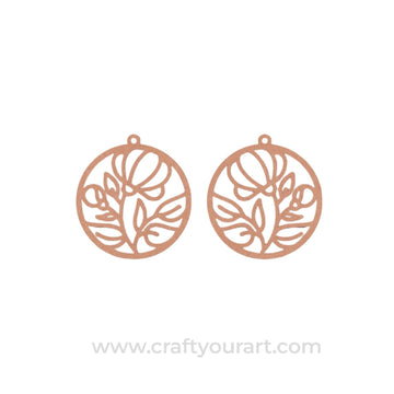 Earrings MDF Design 139