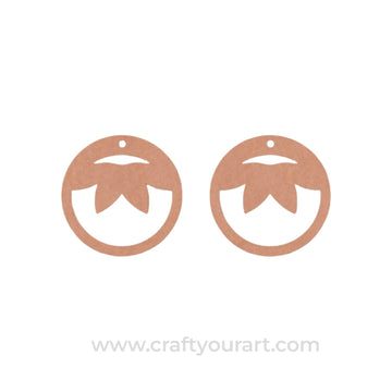 Earrings MDF Design 14
