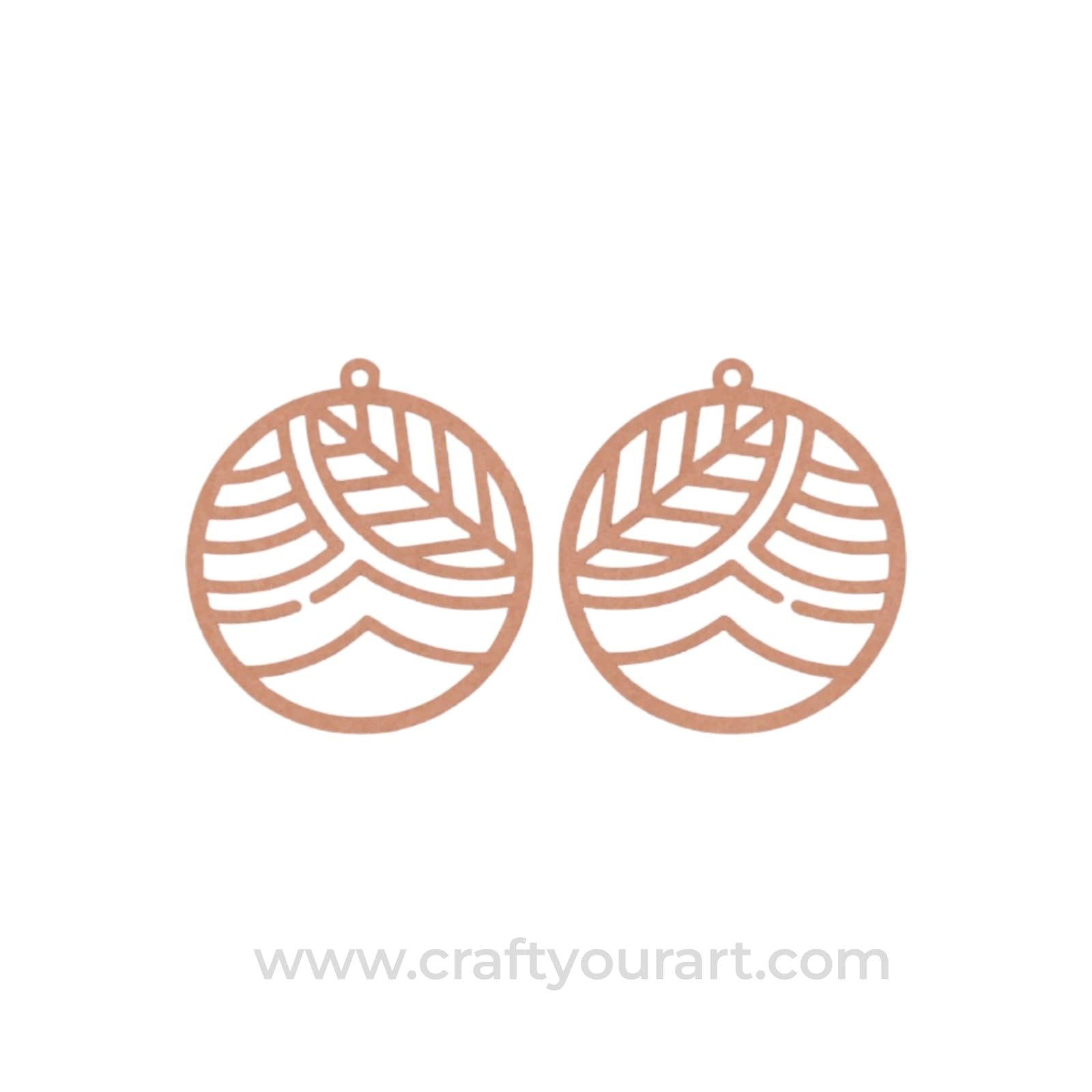 Earrings MDF Design 140