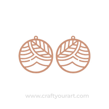 Earrings MDF Design 140