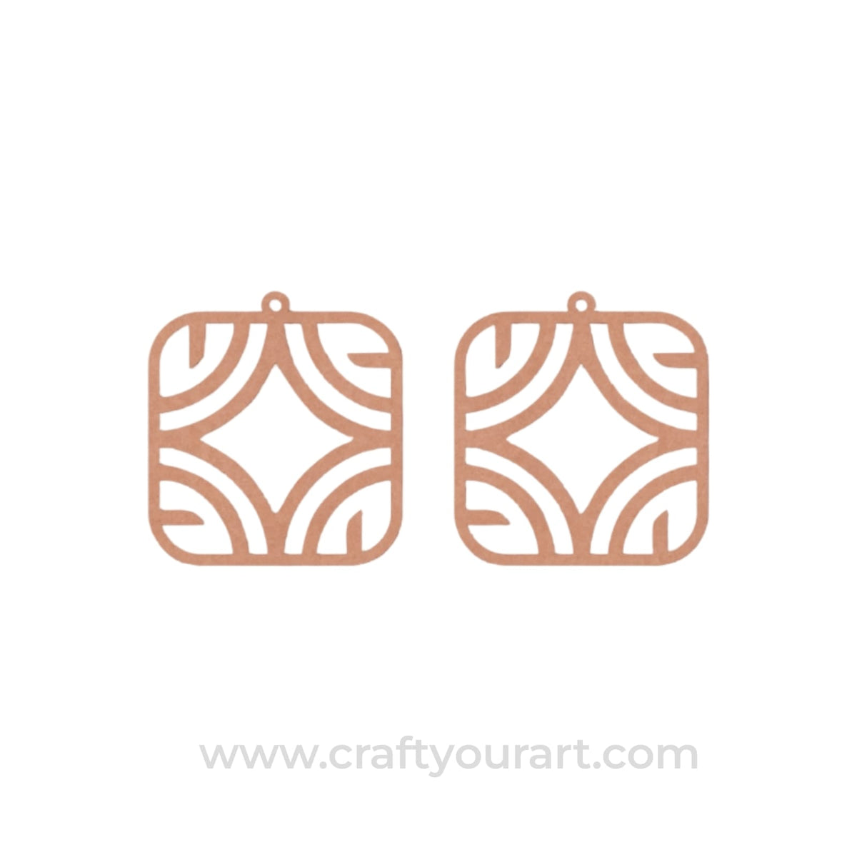 Earrings MDF Design 142